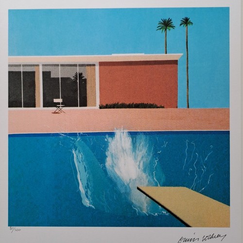 David hockney signed a - hockney,