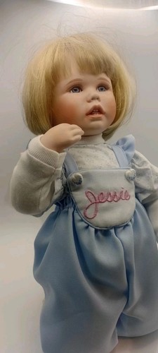 Vintage porcelain doll jessie - porcelain,