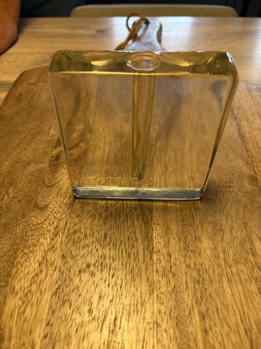 Vintage mcm heavy - heavy, glass