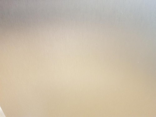 Kitchen splash back brushed