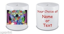 NUMBERJACKS  MONEY BOX / PIGGY BANK ANY NAME OR TEXT PRINTED FAST POSTAGE