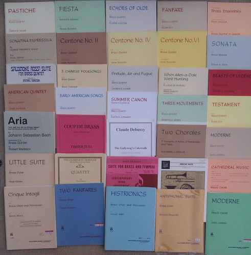 Sheet music booklets for - &,