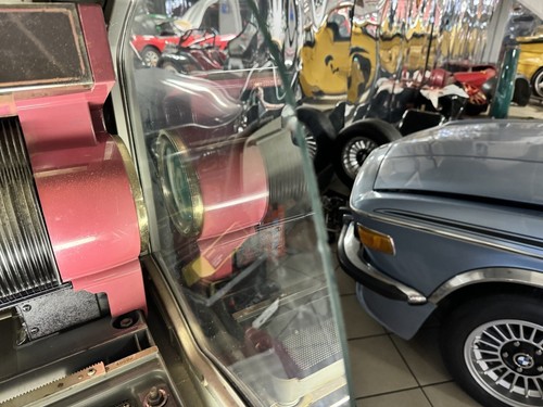 Seeburg v200 jukebox end glass - seeburg,
