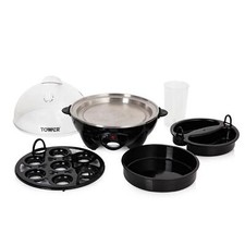 Tower Multi-Function Egg Cooker, 360W, T19023, Black