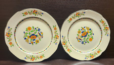 2x Losol Ware Keeling Burslem Plates 23cm 1st