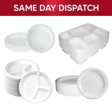 White Plastic Plates Reusable