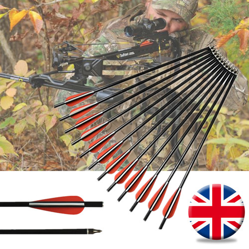 12x crossbow bolts - 14"/16",
