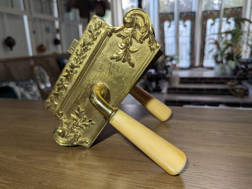 Edwardian vintage lever door - edwardian,