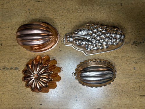 Vintage copper tone jelly - copper-tone, &