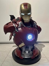 Pre-sale MK7 Iron Man Mark7 1/1 Life-Size Bust Scale Resin statue figure LED