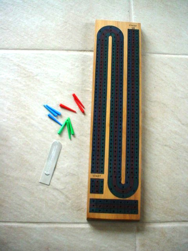 Track wooden cribbage - 3-track,