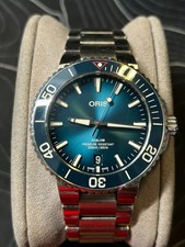 Oris Aquis Date Clean Ocean Limited Edition automatic blue steel bracelet 39.5mm