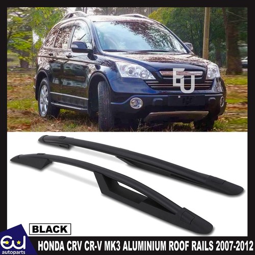 Black aluminium roof - rails, for