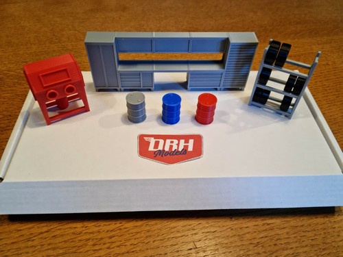 Garage scene accessories for - garage, b