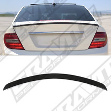 GLOSS BLACK REAR AMG STYLE SPOILER LIP BOOT WING FOR MERCEDES C CLASS W204 07-14