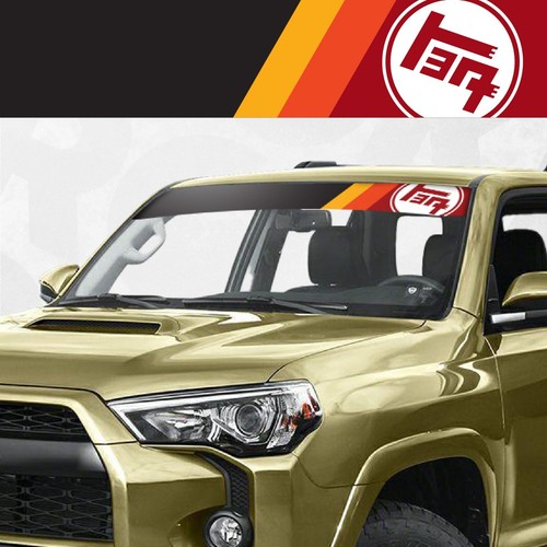 Toyota retro jdm windscreen - retro,