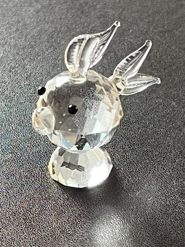 Glass fish ornament black - fish, eyes