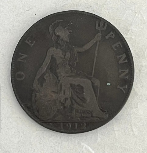 Rare george 1912 one penny - george,