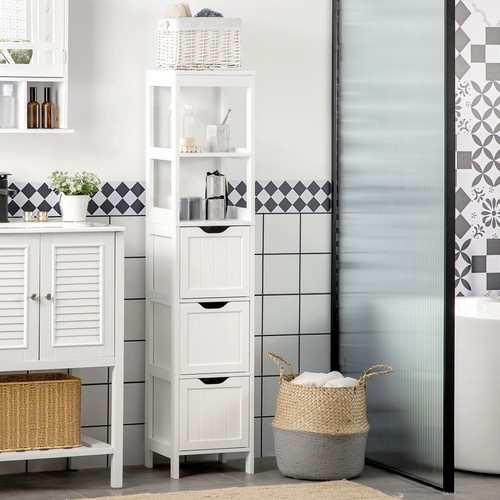 Tall bathroom cabinet with - tall, 3