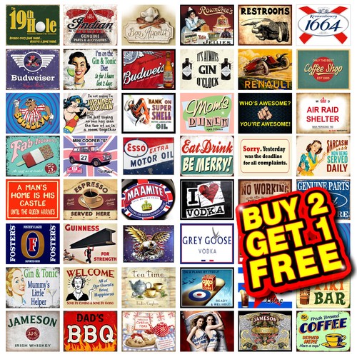 Metal signs retro - retro, vintage