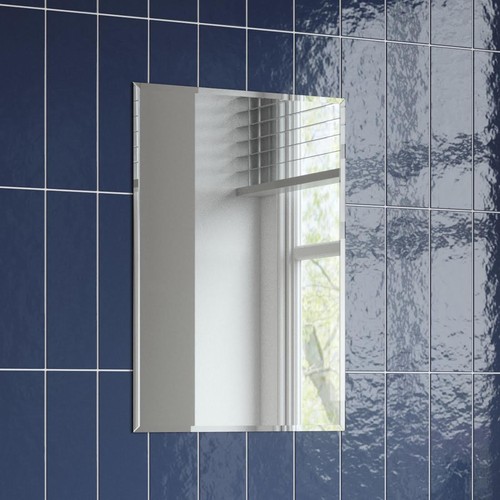 Rectangular frameless bathroom - rectangular,