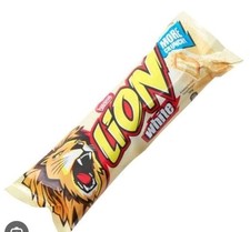 NESTLE LION WHITE CHOCOLATE BARS. 18 BARS. 18x42g.BEST BEFORE 04/2026