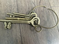 Vintage 6 Large Brass Skeleton