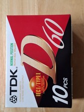 10 x TDK D60 NORMAL POSITION