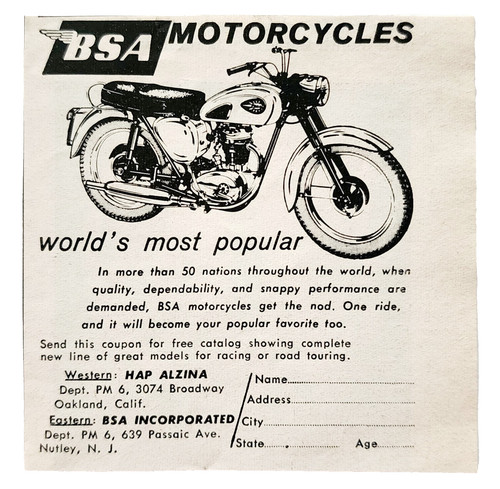 1960 bsa motorcycles - bsa,