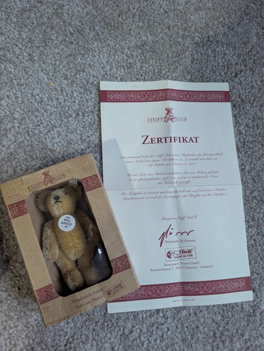 Steiff teddy bear box with - steiff,