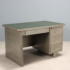 Vintage Writing Desk Metal