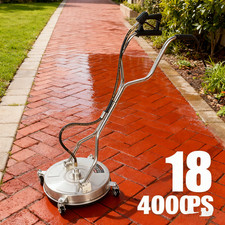 18" Pressure Power Washer Rotary Flat Surface Patio Driveway Cleaner UK