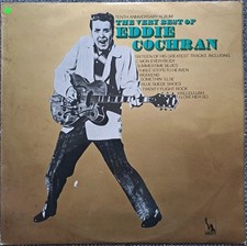 EDDIE COCHRAN THE VERY BEST OF EDDIE COCHRAN 12" VINYL LP ALBUM RECORD VG / EX