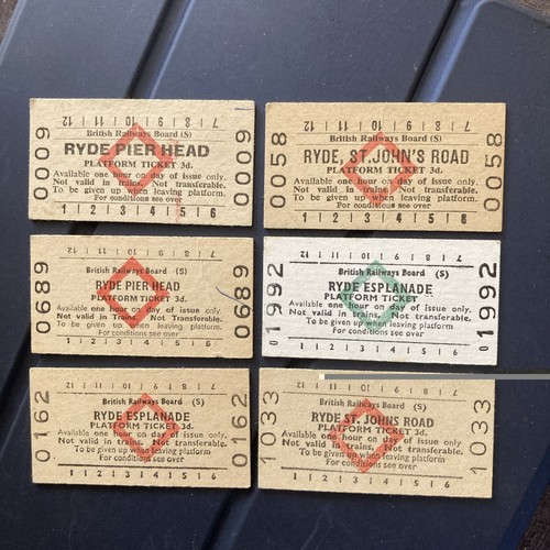 Platform ticket 6 x - (.,