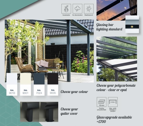 Veranda canopy powder - -,