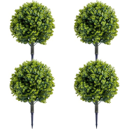 4pcs artificial boxwood - 2/4pcs,