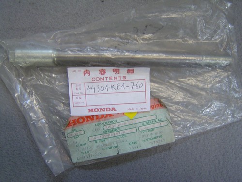 Front wheel axle mtx125r - wheel,