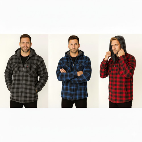 Padded shirt fur lined - padded,