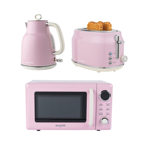 Salter retro pink kettle - salter,