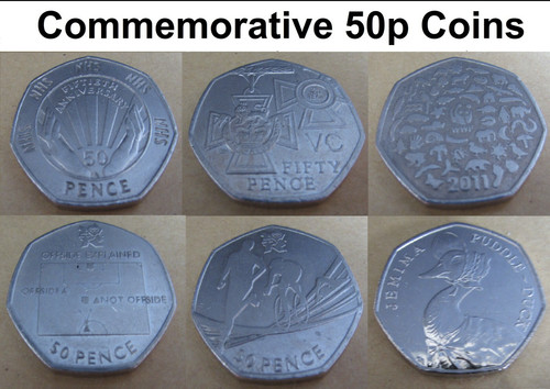 Rare 50p coins - coins, uk