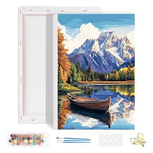 Framed paint numbers - framed, for
