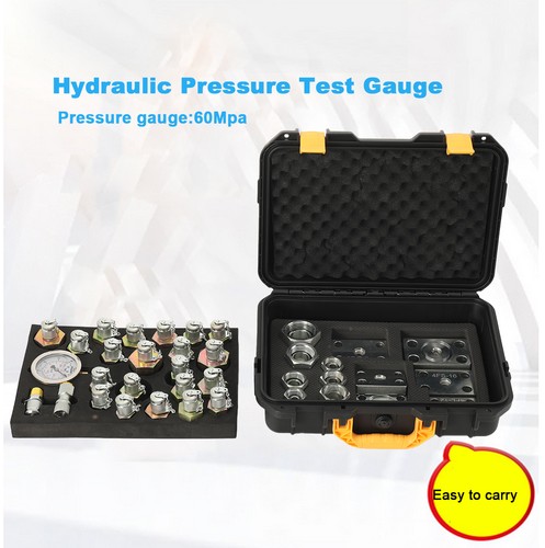 Excavator hydraulic test - hydraulic,