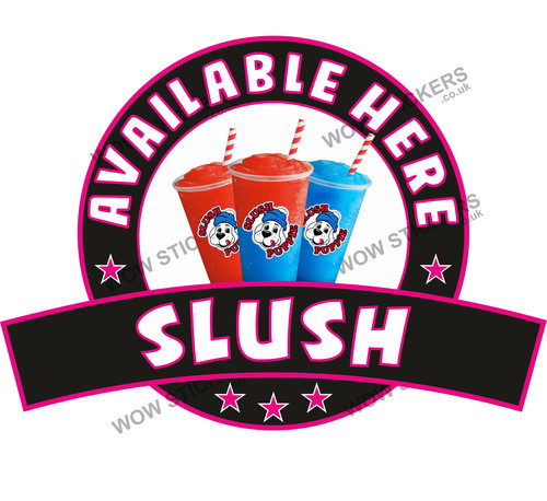 Slush available here sticker - available,