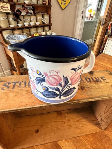 Vintage large enamel - enamel, kitchen