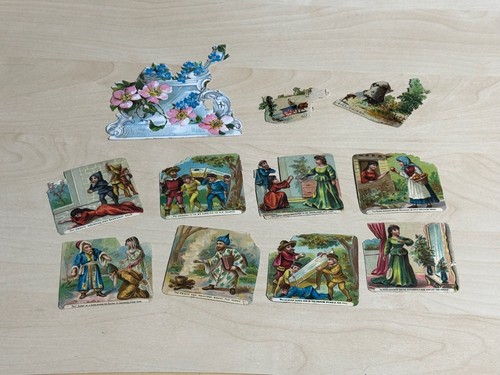 Small lot antique die - antique, cut