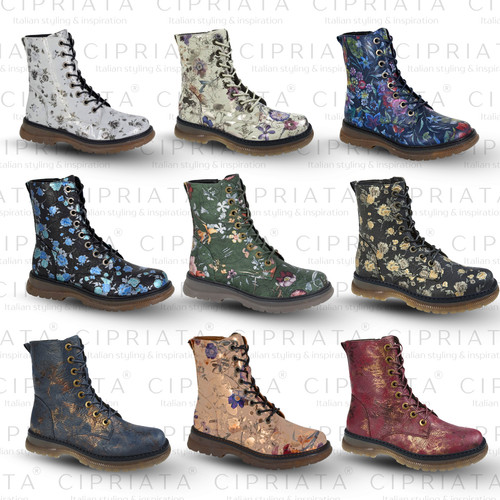 Cipriata ladies floral boots - floral,