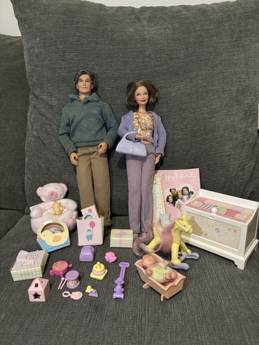 Barbie happy family vintage - family,