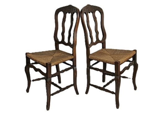 Antique wood louis style - wood, xv