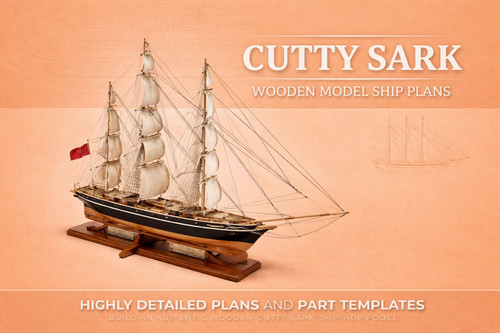 Cutty sark wooden ship model - ship,