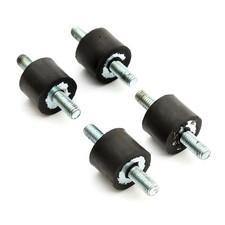 Rubber Engine Mount Set x4 8mm Generator Wacker Plate Water Pump Fits Honda